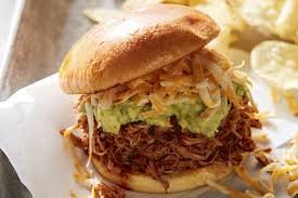 BBQ chicken burger
